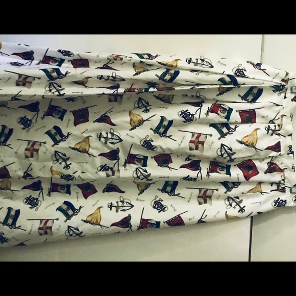 Cottage Tailor World Flags Skirt size 8 Orig Owner Summer - Picture 2 of 16